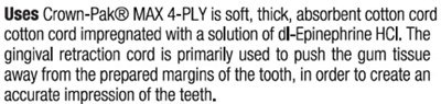 Uses_Crown Pak.jpg Uses- Crown-Pak 4-ply - Uses Crown Pak
